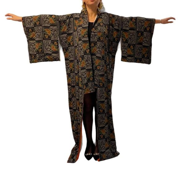 Japanese  handmade kimono 👘 - Picture 1 of 9